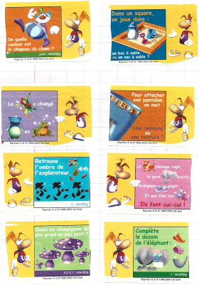 Yoplait Petits Filous Rayman Stickers 4.png