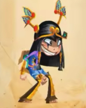 Barbara costume from a image of it on a pillow