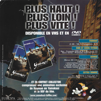 Rayman Rush Yamakasi Booklet - Back.png