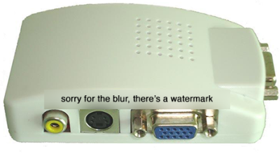 VGA to AV converter