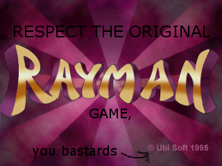 Respect the original Rayman game, you bastards Ubisoft.
