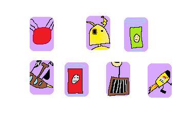 Avatars (sorry about the bad quality they were done on MS Paint on a Windows Vista)
