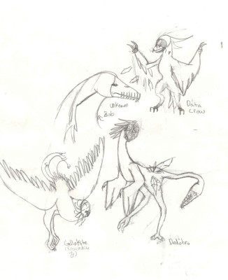 FAH, I don't think I'll keep the big one who I called Bob....he's too big to doodle easily on binders and such lD