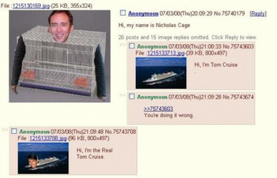 Tom Cruise and Nicolas Cage