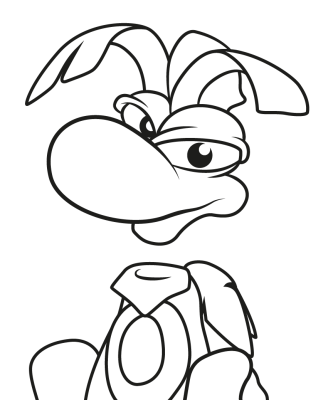 Rayman 1 Commercial Lineart.png