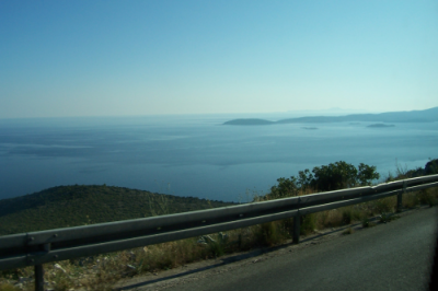 This was a view from the coach