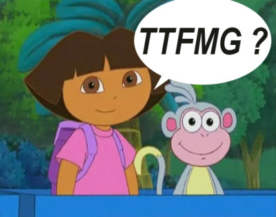 Dora a dit : Tu te fous de ma gueule ?<br />Faut pas faire chier Dora.