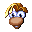 The icon that should be for Rayman DSi, instead of the lazy one we got with no animation (because DSi software has animated icons) and also with a terrible compression...