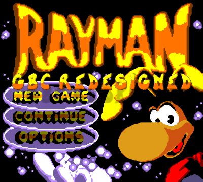 Rayman GBC ReDesigned - Title Screen.png