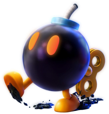 the game has a lot too do with corruption fo example corrupted bob-omb