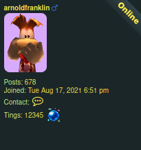 Do you see my post and my ting count?