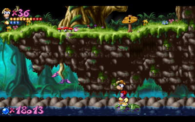 Riding two plums at once after the Super Secret Spot in Moskito's Nest