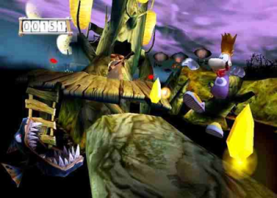 Clue: You'll need to jump higher than that if you want to proceed, Rayman!