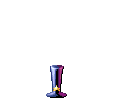Le Magicien sortant de son chapeau avec son bâton. Cette animation a été reprise dans la cinématique d'introduction de la plupart des versions du jeu.