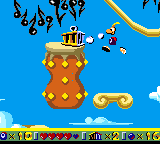 空中轻曲中的笼子。