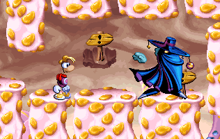 Mr Dark dans Les Langues avec Rayman.