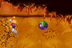Śliwka w wersji Game Boy Advance Rayman 3