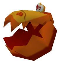 Vue détaillée d'un Cullcut des versions Xbox et GameCube de Rayman Arena.
