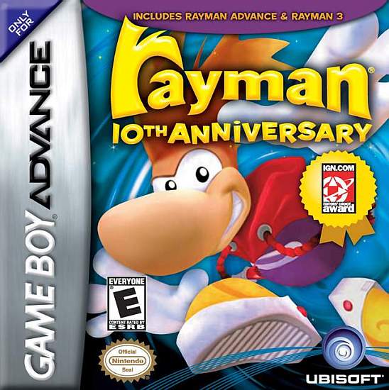 Fichier:Rayman-10th-Anniversary-NA-GBACover.jpg