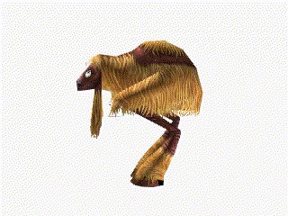 Modèle 3D d'une Goaty, que l'on pouvait trouver dans la zone VIP de la RaymanZone.