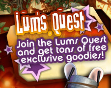 L'icône qui permettait d'accéder à la Quête des Lums sur la RaymanZone en 2006.
