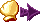 Premier état de l'icône du poing d'or apparaissant en bas de l'écran.
