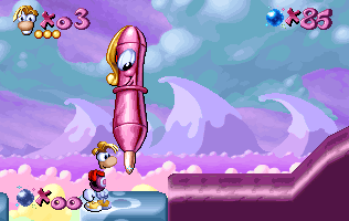 Egy toll a Rayman Designer-ben.