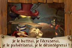 Barbe-Tranchante dans le diaporama d'introduction du jeu.