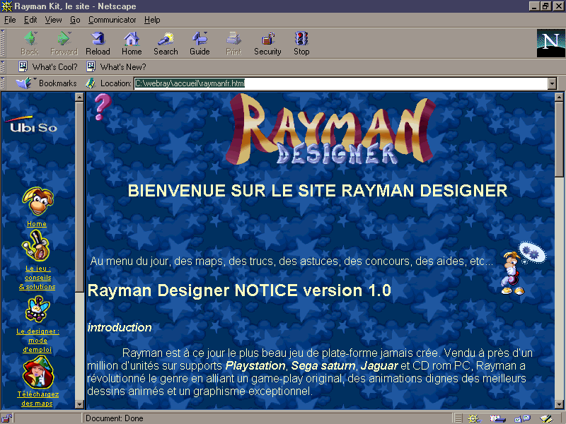 Fichier:Rayman Designer Website - Web01.png