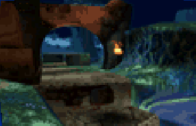 L'image représentant Tour Nébuleuse dans le menu de sélection des niveaux de Rayman Rush.