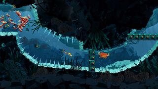 Des poissons volants dans Au cœur de l'abysse (Retour aux Origines).