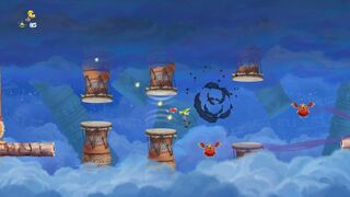 La première zone secrète, cette fois dans Rayman Legends.