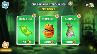 La boutique de la Chasse aux citrouilles.