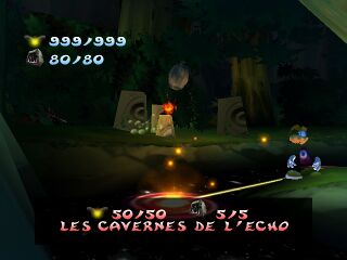 La porte magique menant aux Cavernes de l'Écho dans la Voie des Portes.