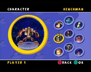 La quatrième skin de Henchman 800 dans Rayman Arena.