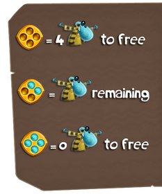 Iconos de los Diminutos en los niveles.