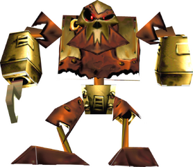 Vue détaillée de la deuxième skin de Henchman 800 dans Rayman M.