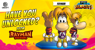 Image promotionnelle d'Ubisoft All-Star Blast, représentant Rayman.