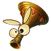 Vue détaillée d'un entonnoir faisant rétrécir Rayman et ses amis dans Rayman Origins.