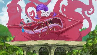 Big Mama dans la première bande-annonce de Rayman Origins, diffusé à l'E3 de 2010.