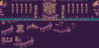 La map des Caves de Skops pour le mode multijoueur abandonné.
