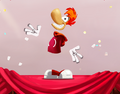 Wygląd (RAYMAN)RED z bliska