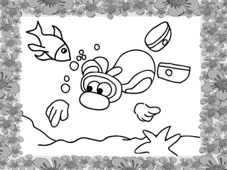 Coloriage de l'activité de dessins.