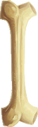 Vue détaillée de l'os en question.