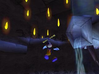 Rayman leci w powietrzu