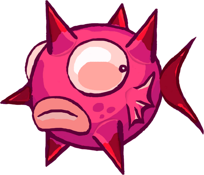 Fichier:Pink Spiky Fish.png