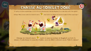 La description de la Chasse au Gobelet doré.