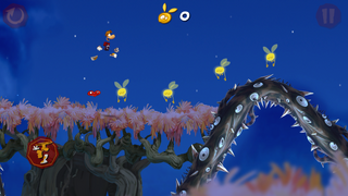 Un cœur dans Rayman Jungle Run.