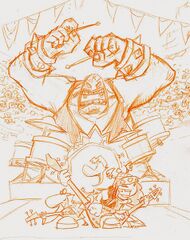 Concept art de la même image.
