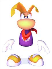 Rayman en position de combat.